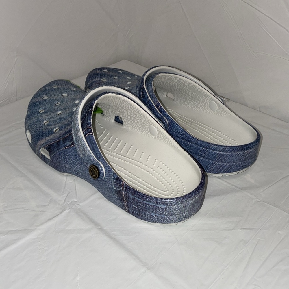 Crocs classic denim clog Unisex M10/W11 - Picture 5 of 9